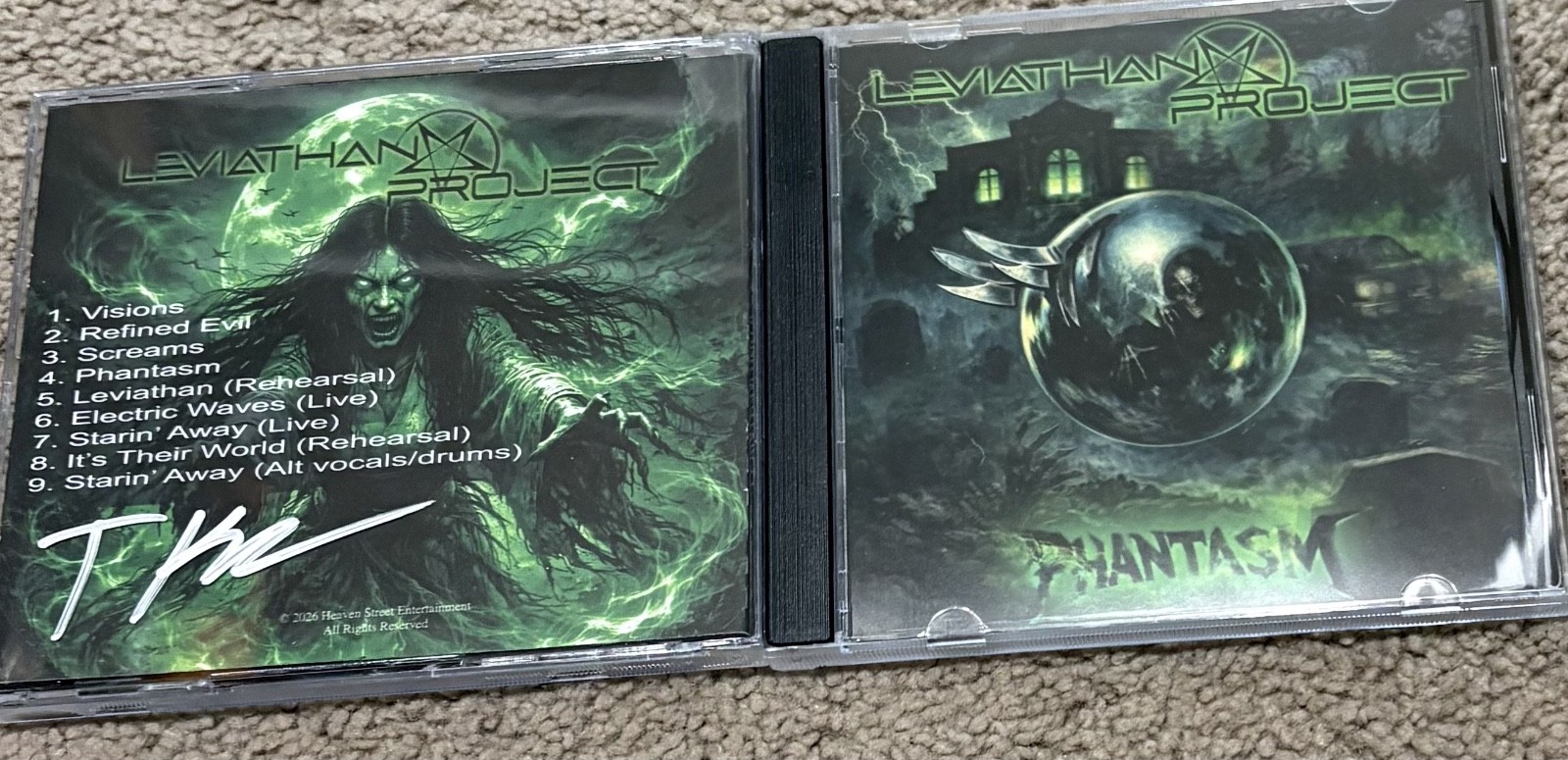 Leviathan Project CD-Phantasm (Limited Edition) Classic Metal-Judas Priest