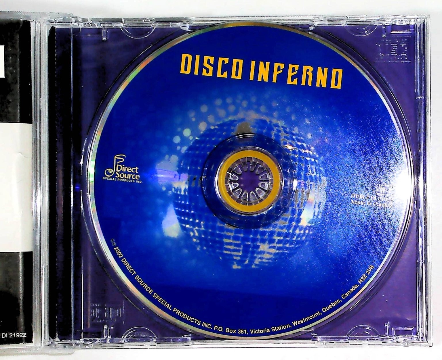 Disco Inferno CD 2002 Direct Source Special Products Inc. Disco Funk Soul Dance
