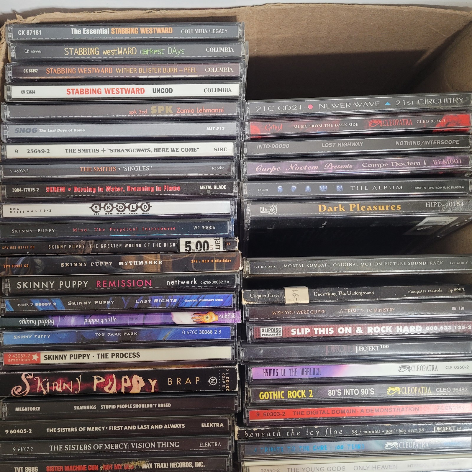 A-Z Gothic Industrial Metal Post-Punk EBM Electro CD Build A Lot TESTED