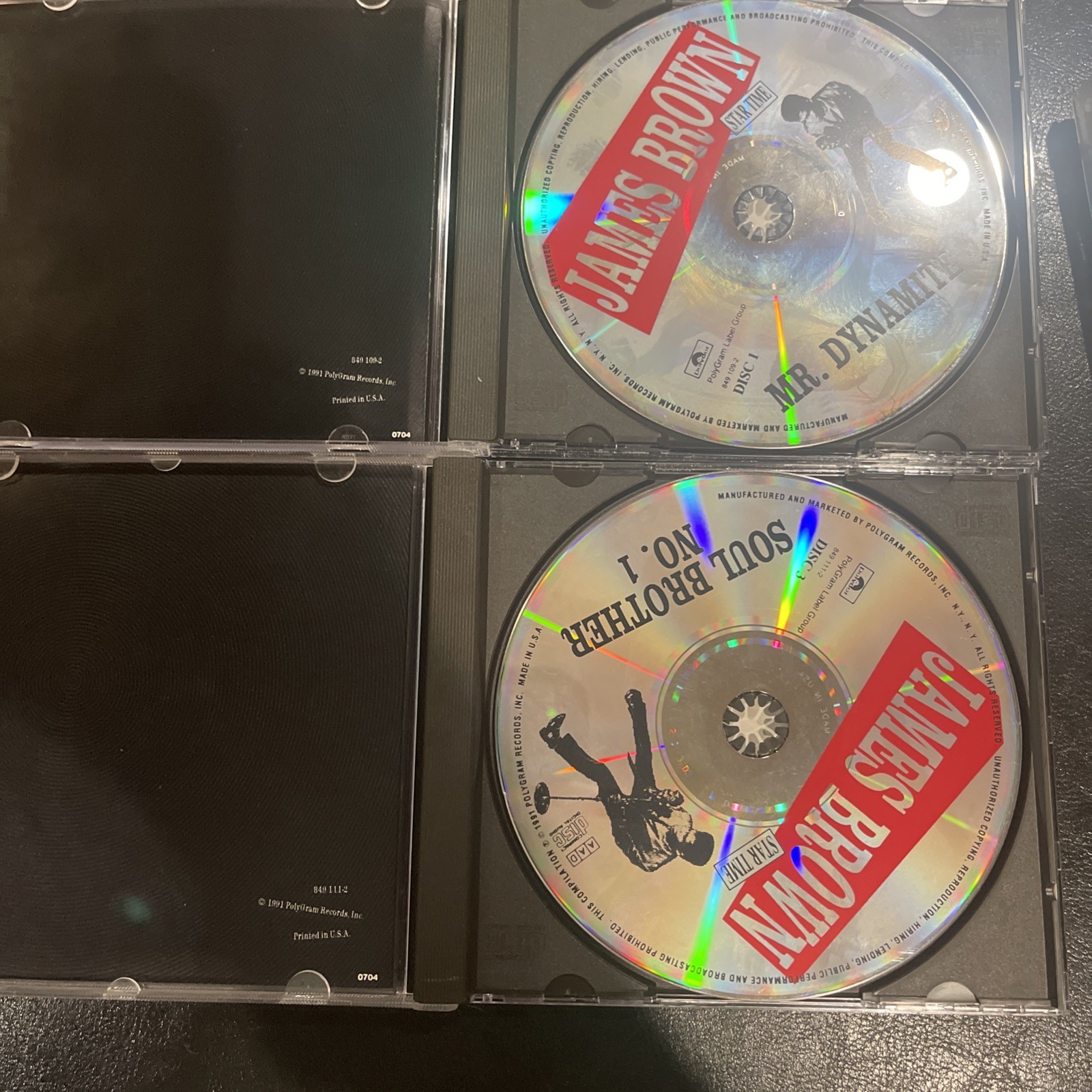 James Brown Star Time 4 CD Set - 35th Anniversary-1991-No Box - CD's Only