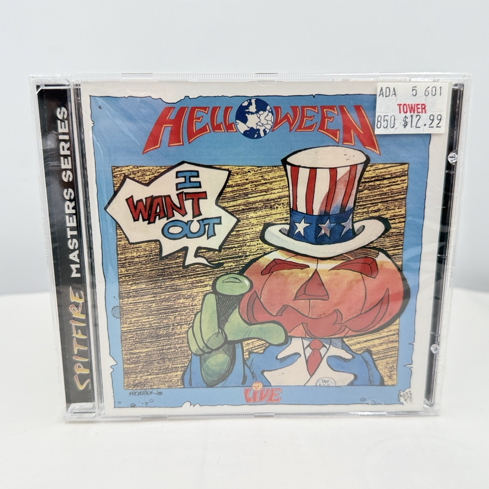 HELLOWEEN I Want Out Live CD 2000 reissue Spitfire Master series NEW SEALED