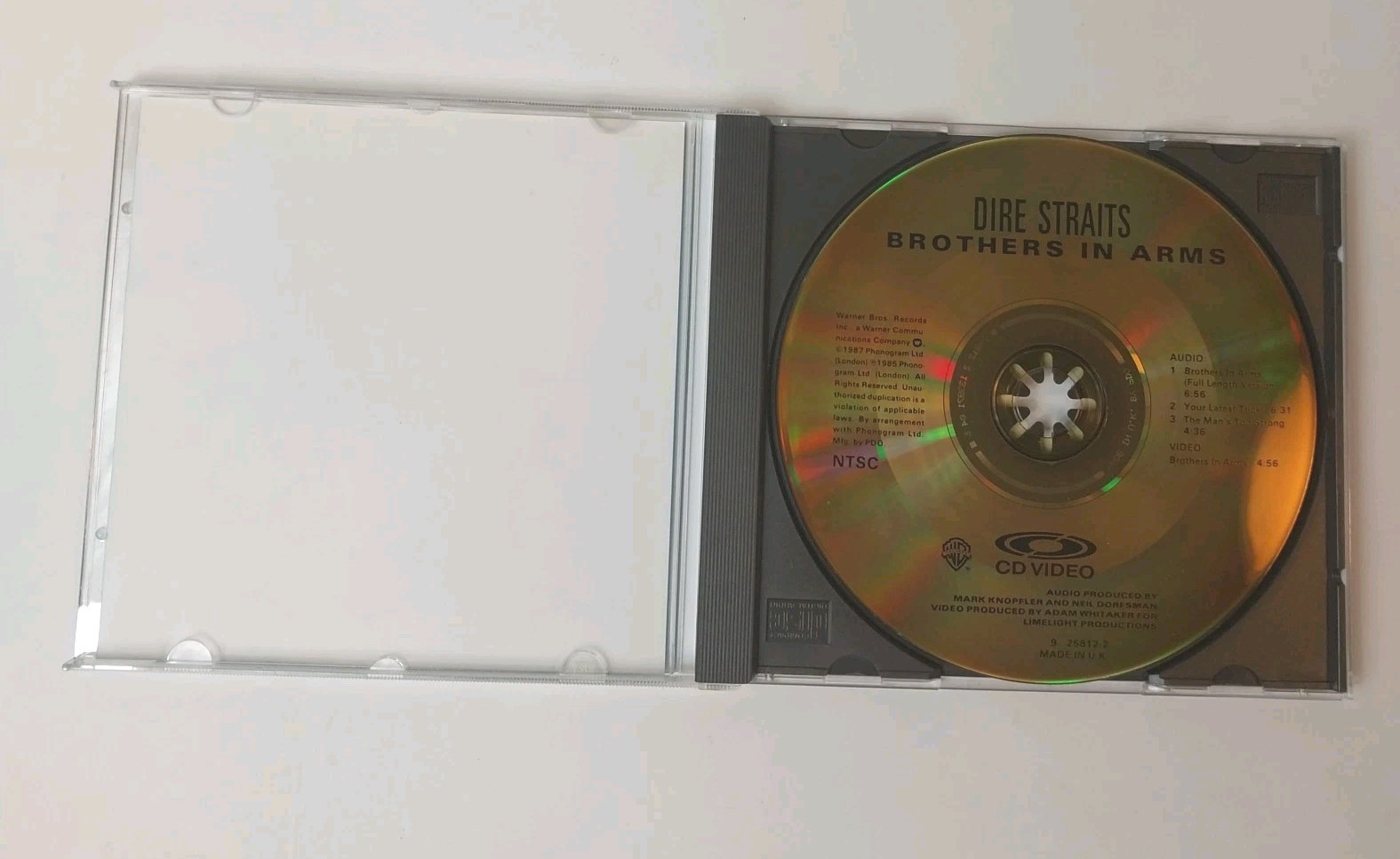 Dire Straits CD Video CDV Lot of 3 Rare Gold Discs Brothers In Arms Walk Of Life