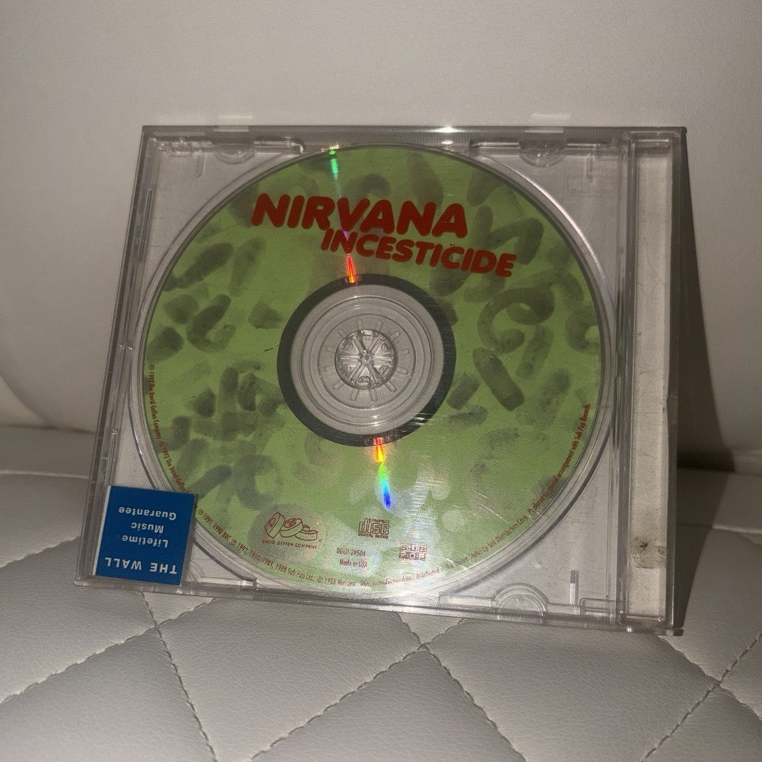 Nirvana Incesticide CD Album DGC 1992 Rock (Green) Standard Jewel Case