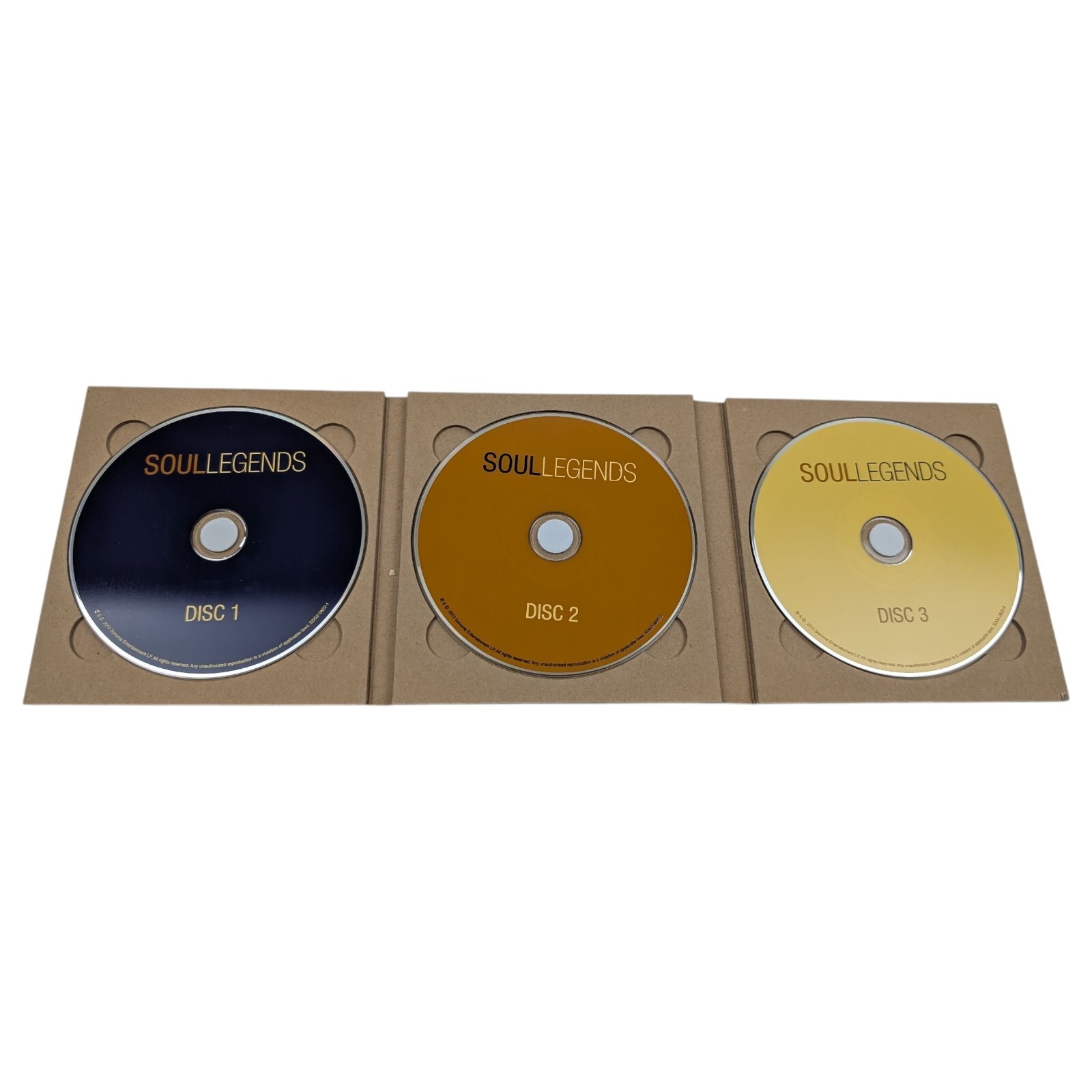 Soul Legends, Collectors Edition, 3 disc CD Set Original Artists 2013