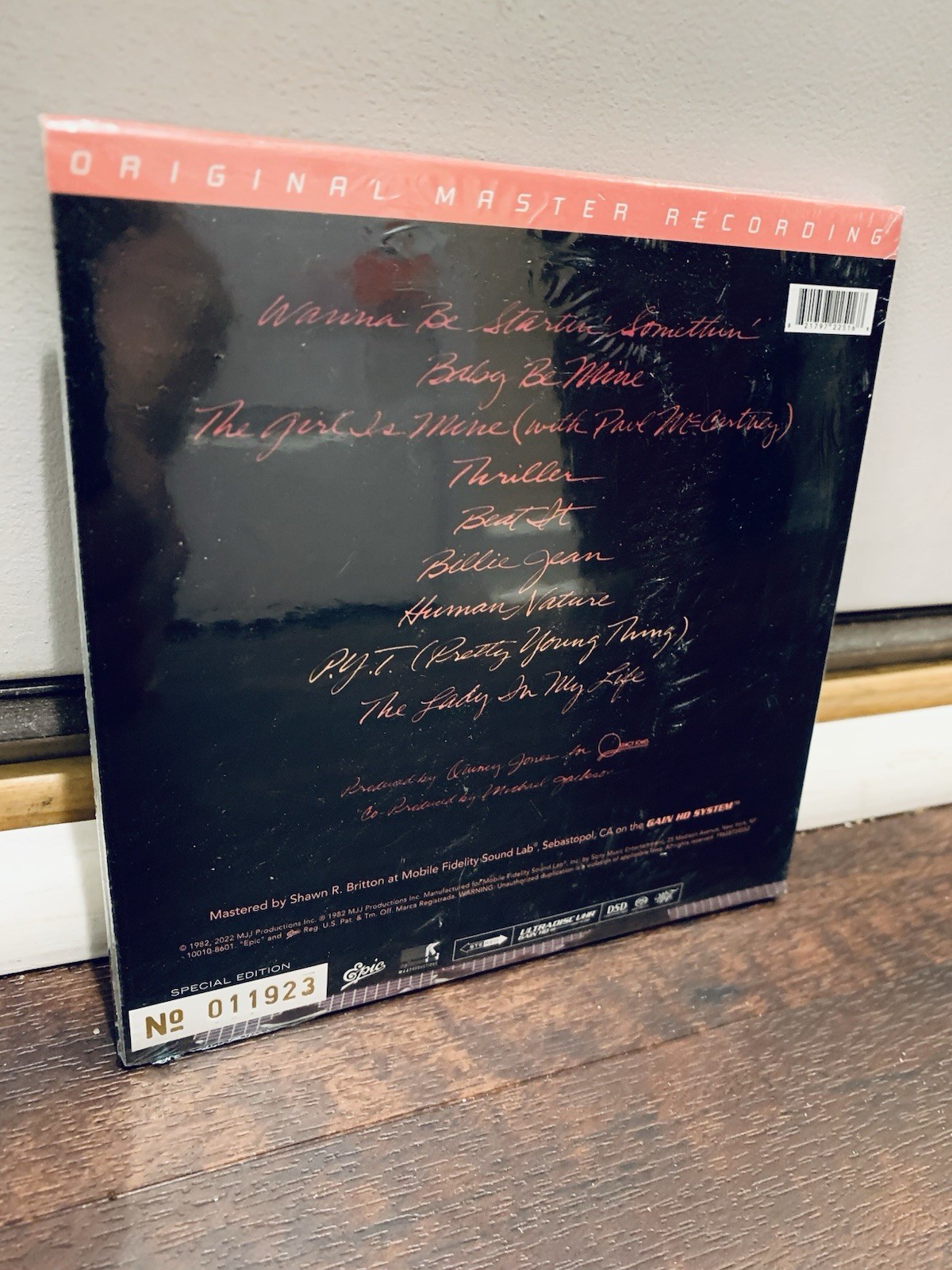 MICHAEL JACKSON - Thriller - Mobile Fidelity Hybrid SACD MFSL Sealed NUMBERED