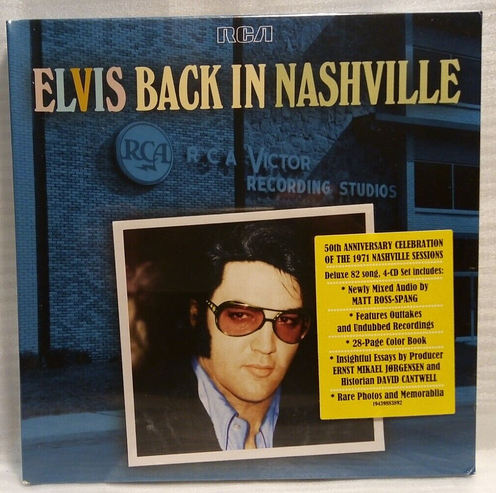Elvis Presley ‎– Elvis Back In Nashville - Boxset 4 CD Deluxe Edition - Sealed