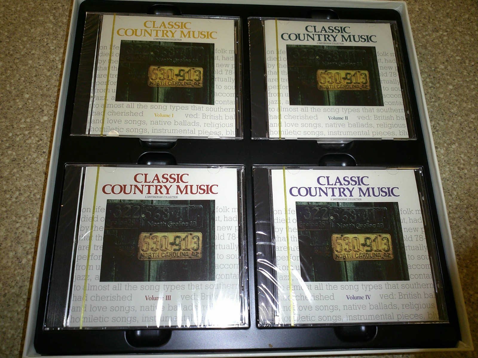 Classic Country Music A Smithsonian Collection 4 CD BOX Set Bill Malone W/Book!