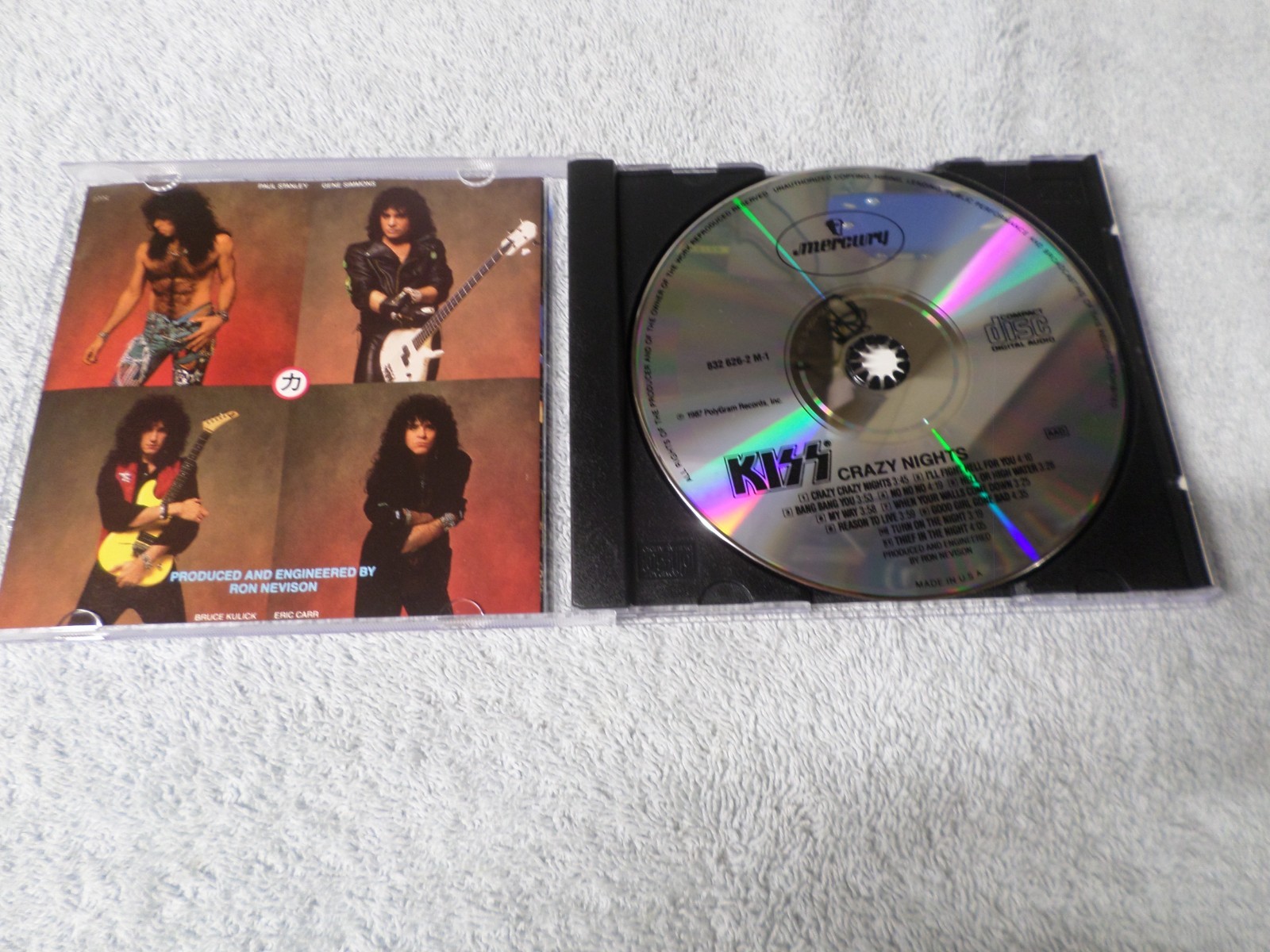 Crazy Nights by Kiss (CD, Sep-1990, Island/Mercury)