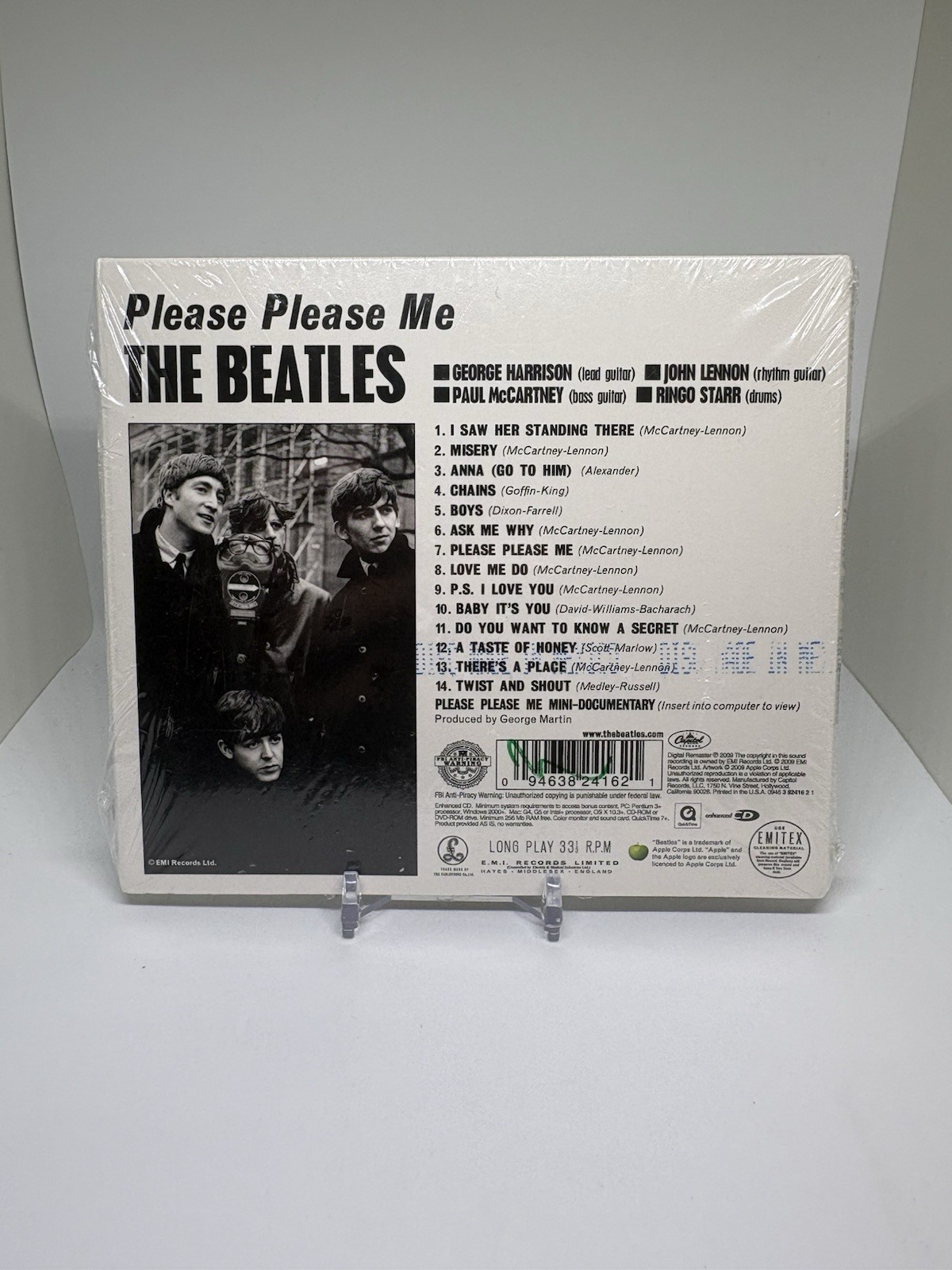 The Beatles Please Please Me 2009 Remastered CD Parlophone Cardboard Sleeve