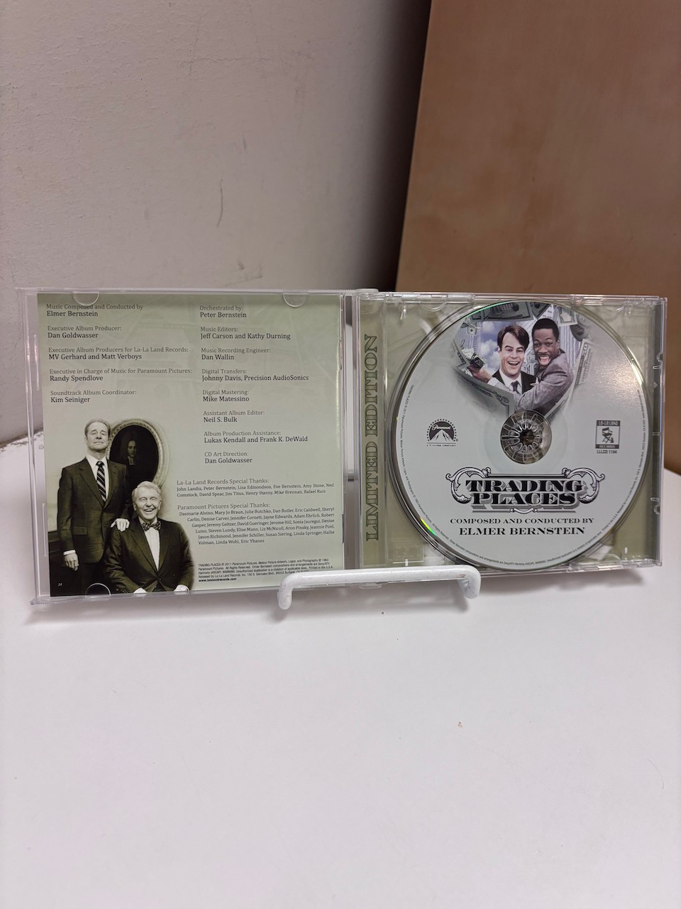 Elmer Bernstein, Trading Places ~ NM, '11, La-La Land Records, Limited Edition