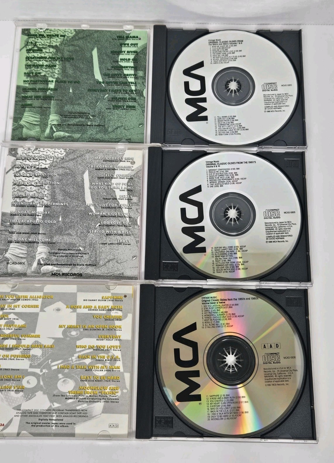 Vintage Collectors Series Music Vol 1–20 (10 CDs) 1950s and 1960s Complete Set