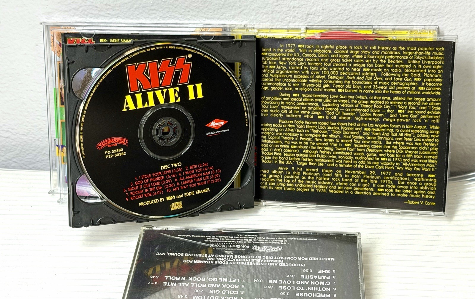 KISS ~ 3 CD Lot ~ Alive! Alive II & Hotter Than Hell 💥 💿 Rare 💥