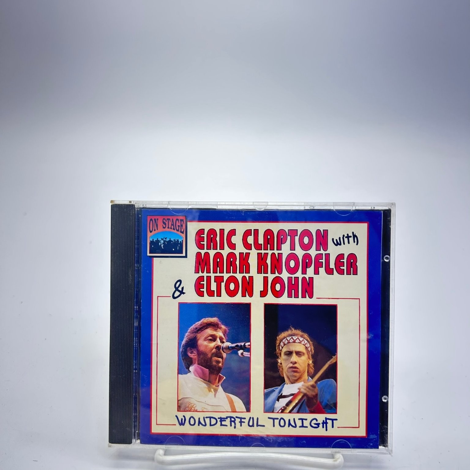Eric Clapton with Mark Knopfler & Elton John Wonderful Tonight CD 1993 Rock On