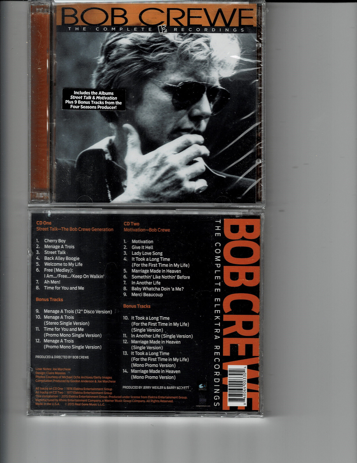 BOB CREWE - THE COMPLETE ELEKTRA RECORDINGS (2CD 2015) NEW**26 TRACKS**