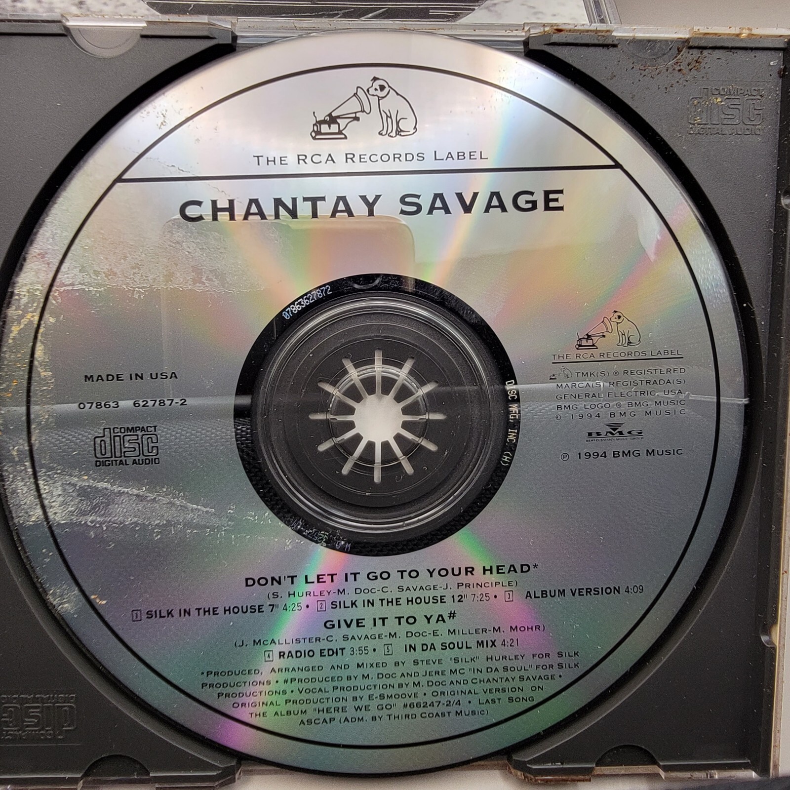 Don't Let It Go to Your Head [Maxi Single] by Chantay Savage (CD, Apr-1994, RCA)