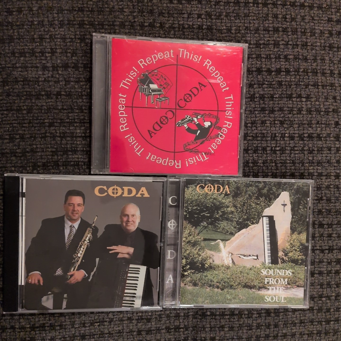 Lot Of 3 Coda CDs. Repeat This, Sounds From The Soul, Self Titled