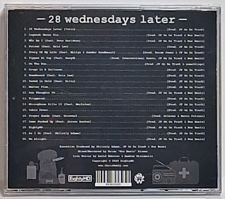 Chris Webby 28 Wednesdays Later CD 2021 Excellent EX/NM Near Mint Fast Shipping