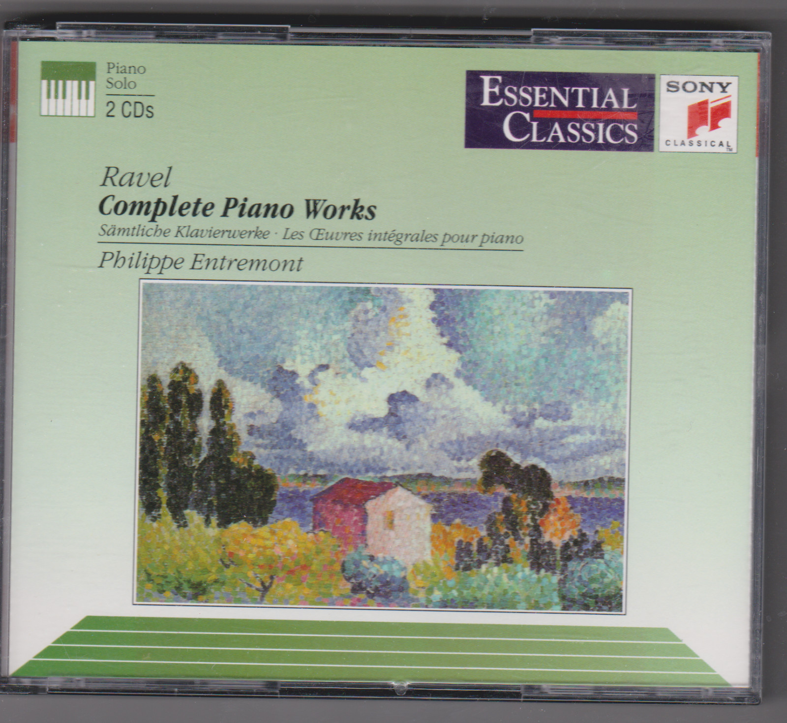 Ravel: Complete Piano Works CD Philippe Entremont , 2 Discs, Sony Classical