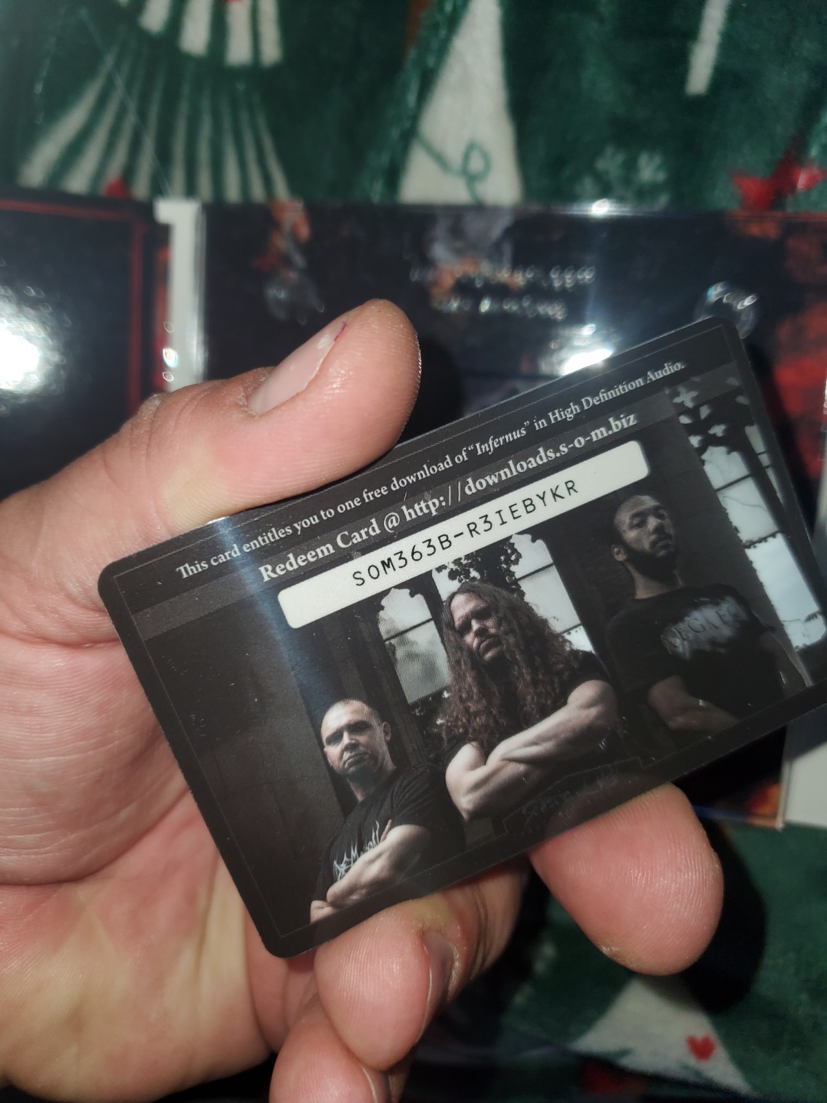 HATE ETERNAL ‎– Infernus Cd (Deluxe DIGIBOX) CD + Card + Flag. Limited Edition!