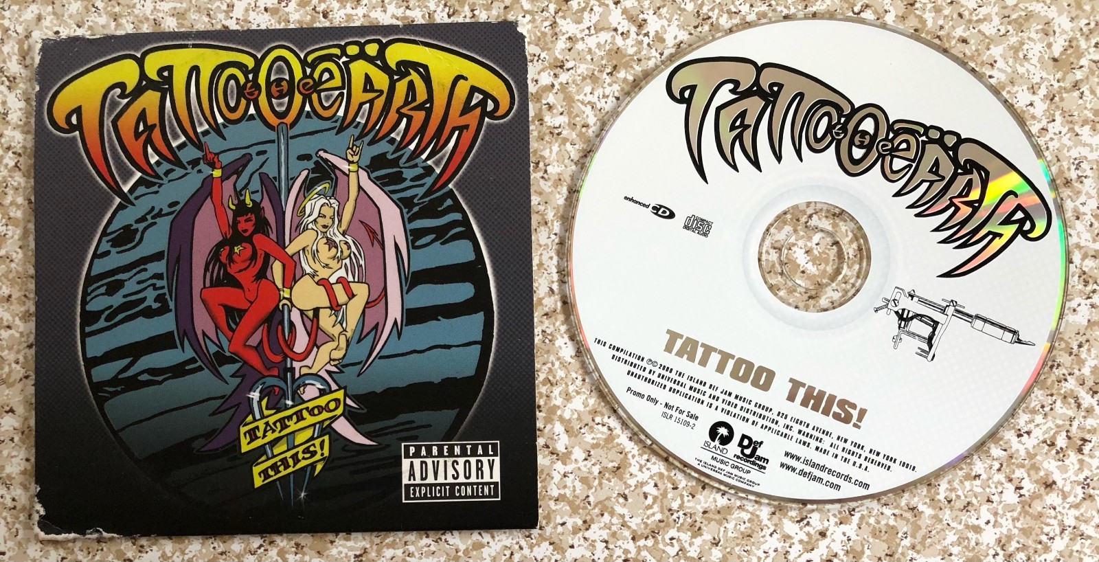 Tattoo This! Promo CD Def Jam Island 2000 Primer 55 Saliva Method Man Rare