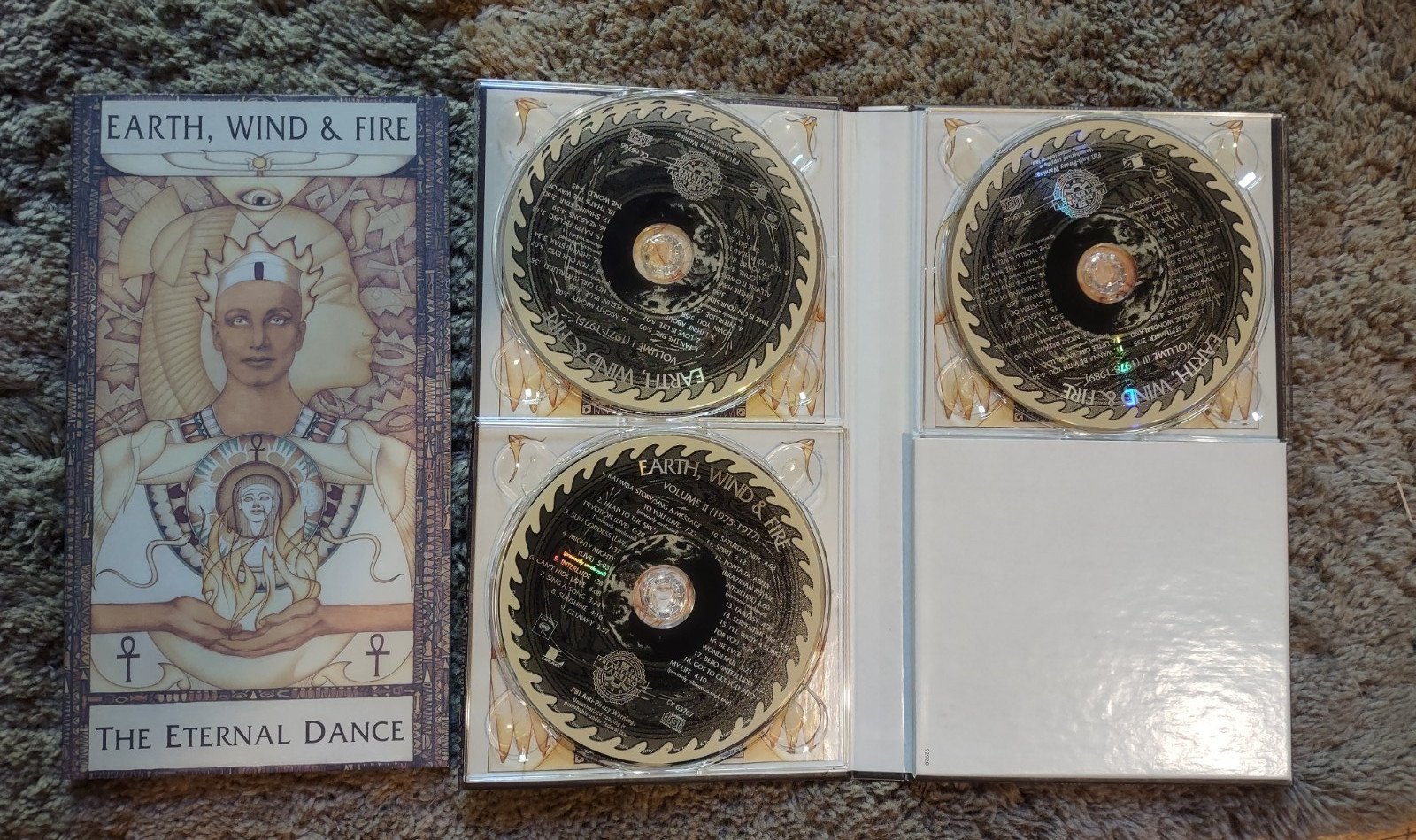 Earth Wind & Fire The Eternal Dance Box Set CD 3 Set w/Booklet-1971 to 1989 VG++