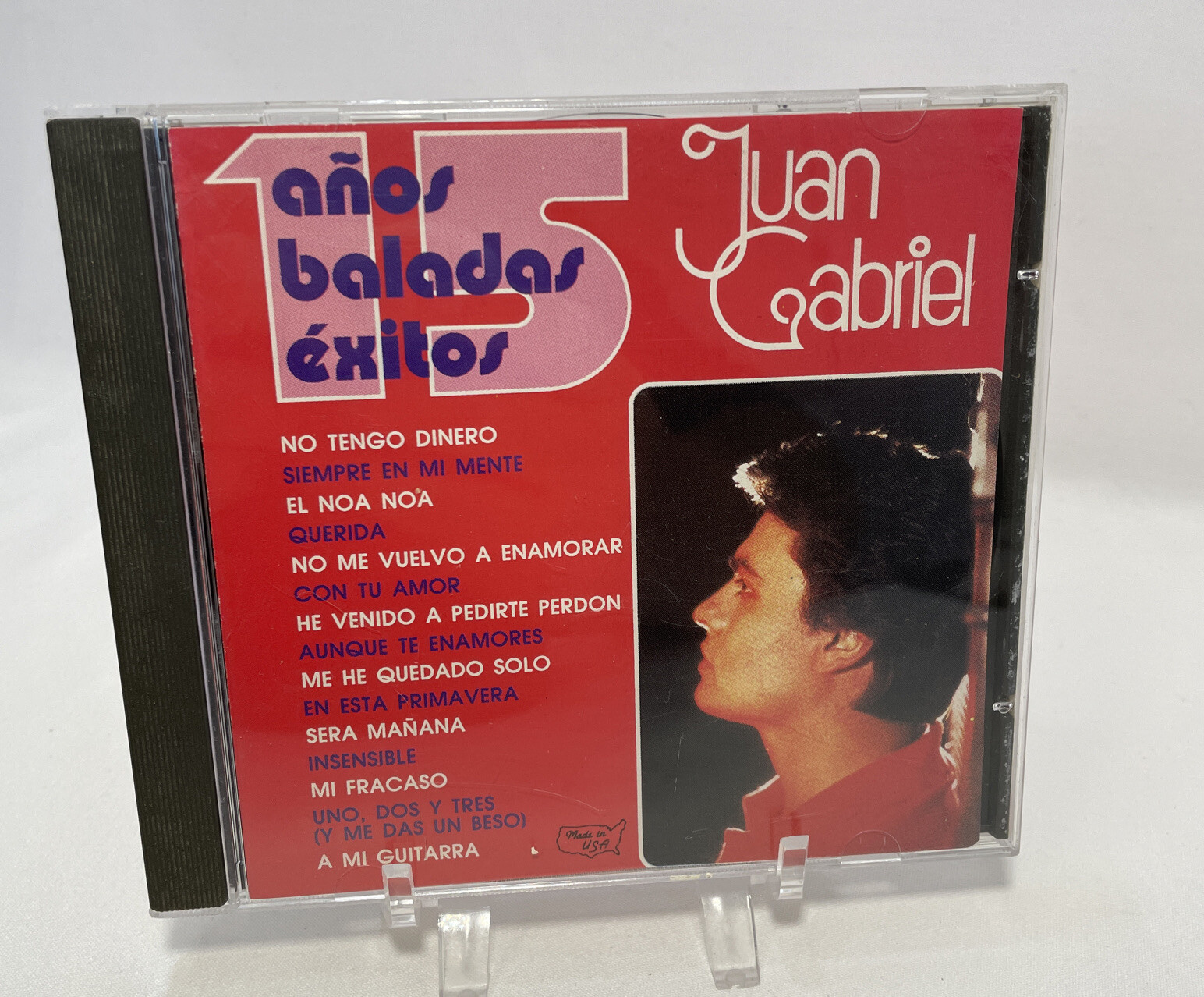 15 Anos Baladas Exitos Juan Gabriel 1987 BMG Ariola International Audio CD