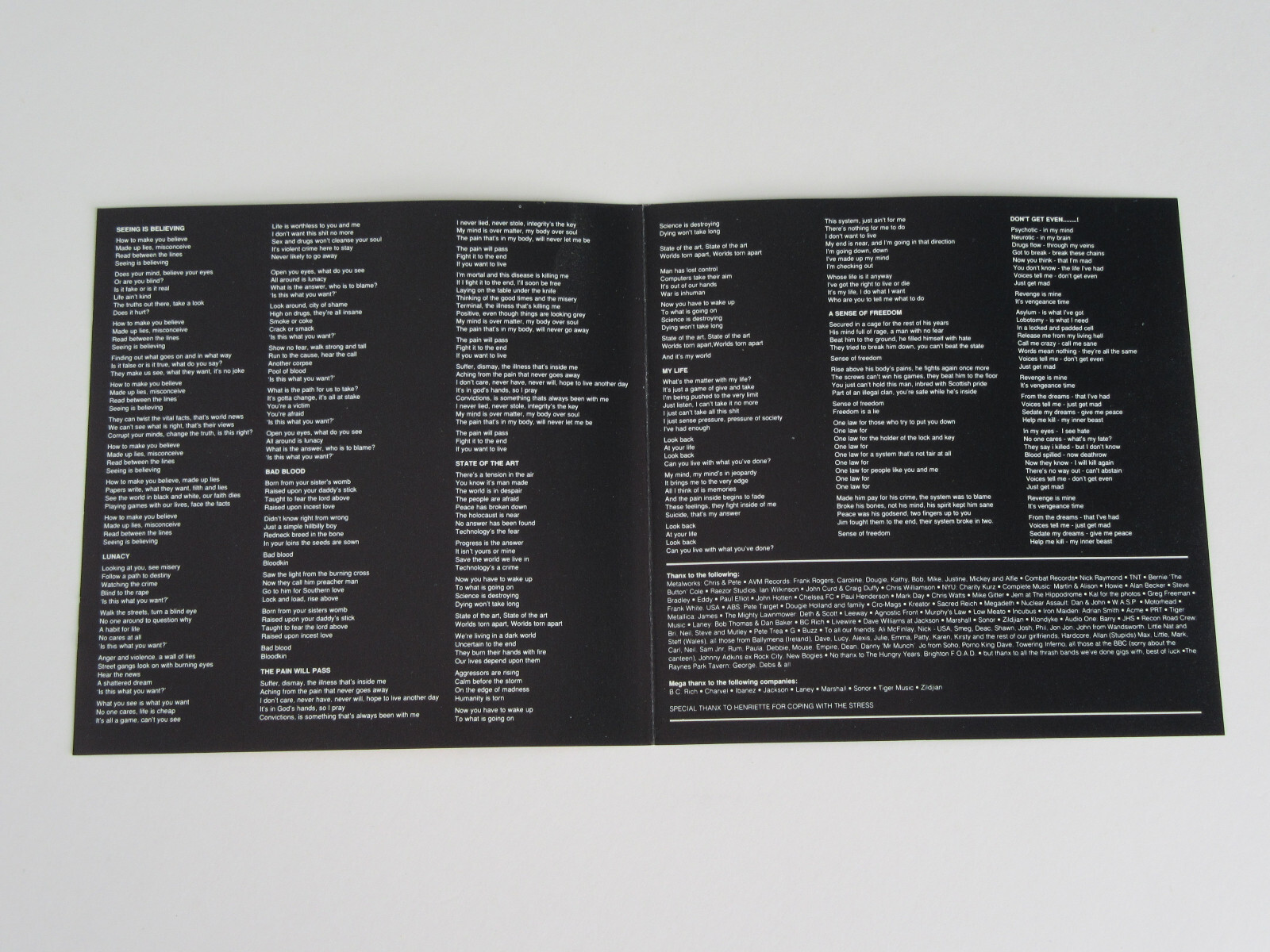 VIRUS Lunacy CD 1989 MEGA RARE OOP THRASH ORIGINAL 1st PRESSING on METALWORKS!!!