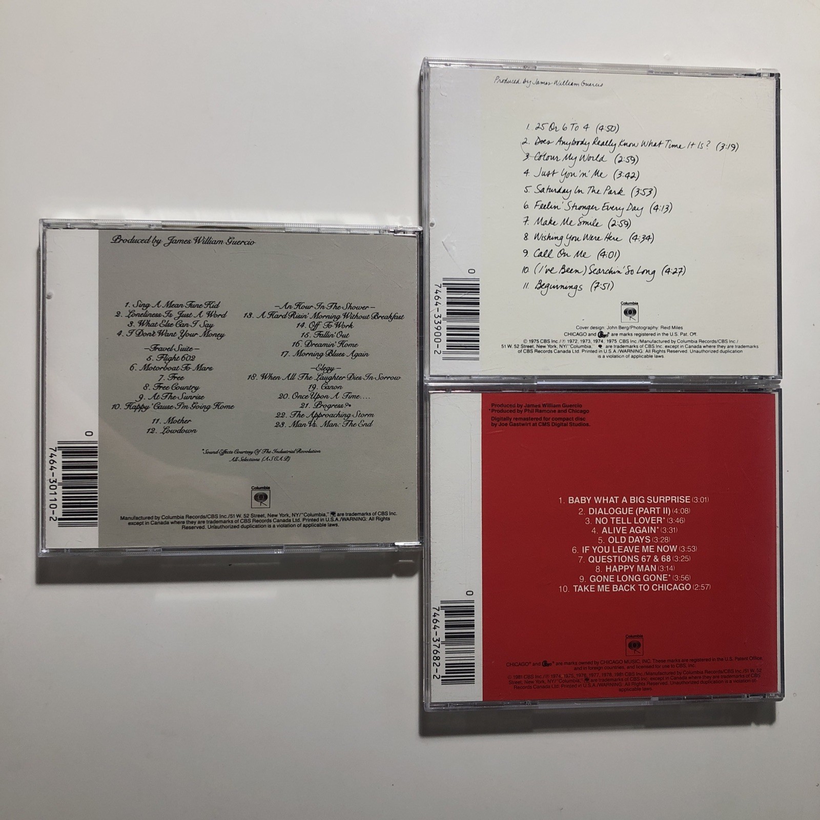 6 CD LOT SCRATCHED CHICAGO II GREATEST HITS I VOL II CHICAGO 16 CHICAGO 17 18