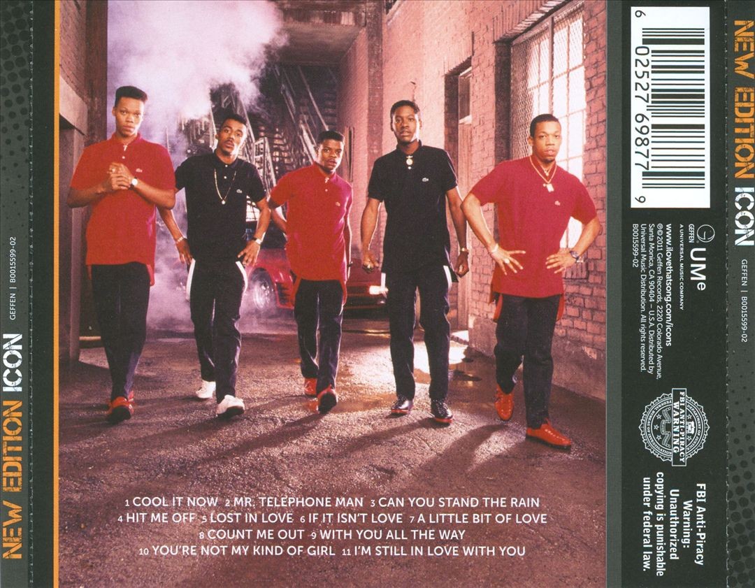 NEW EDITION (US) - ICON NEW CD