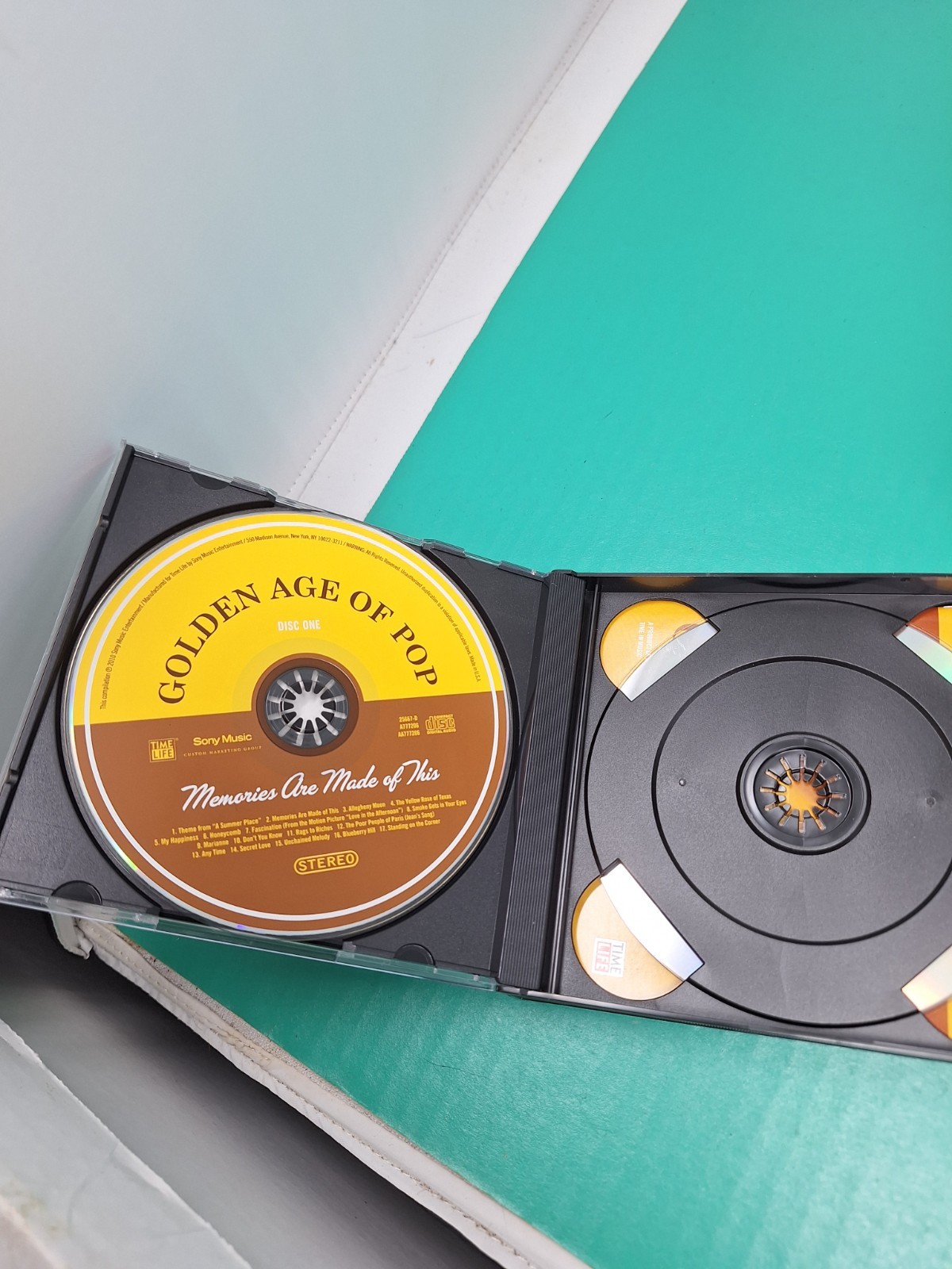 Golden Age of Pop 10 CD Box Set Time-Life 145 Songs 1950s-1960s Various Artists