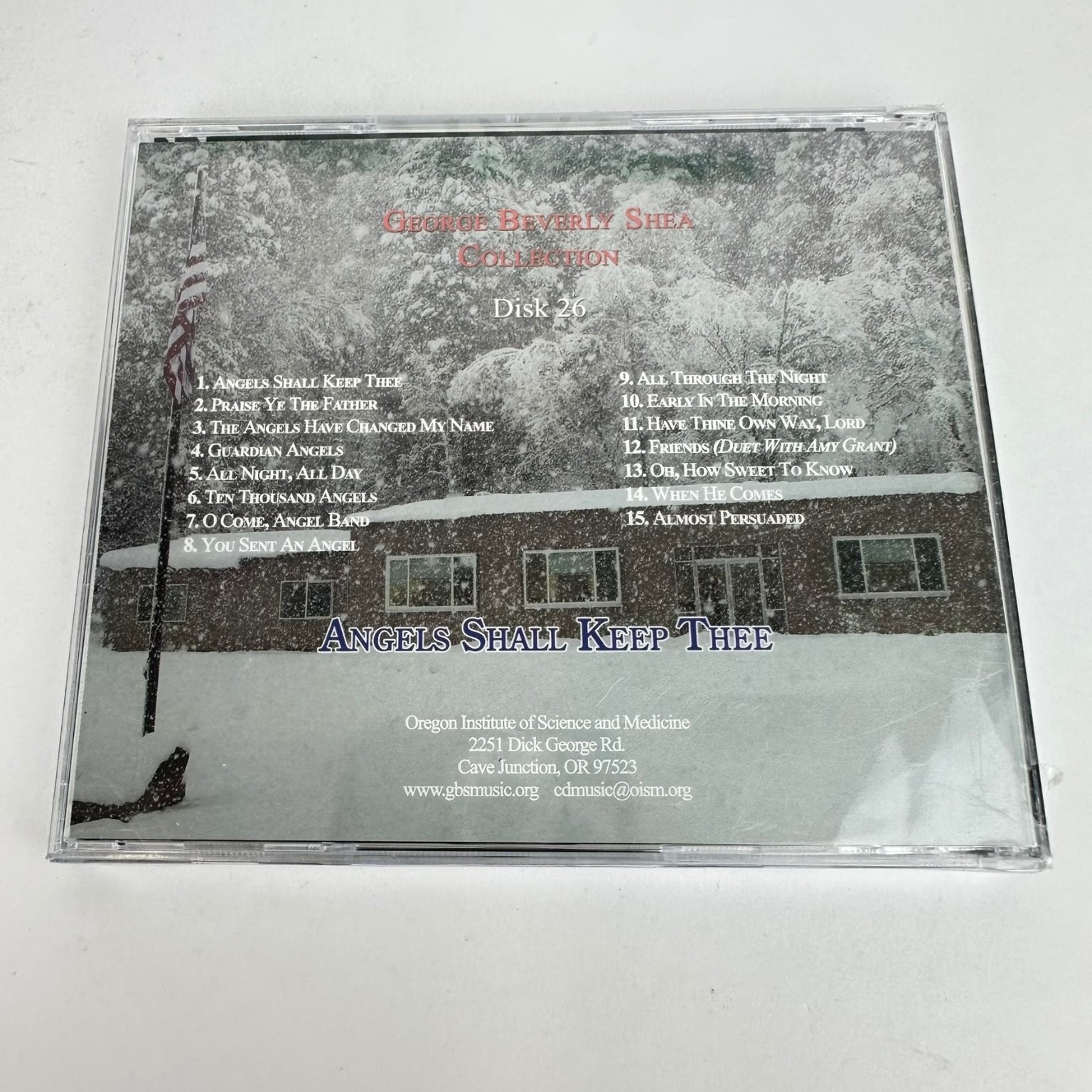 George Beverly Shea – Angels Shall Keep Thee CD Christian Gospel Duet Amy Grant