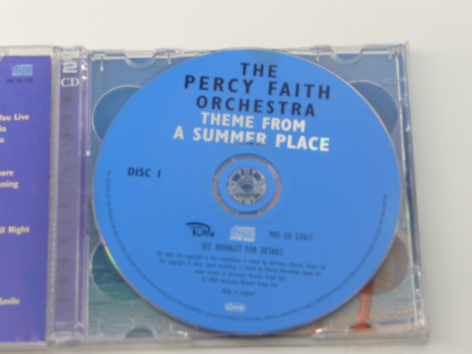 Percy Faith Orchestra – Theme From A Summer Place 2CD 2003 Easy Listening Castle
