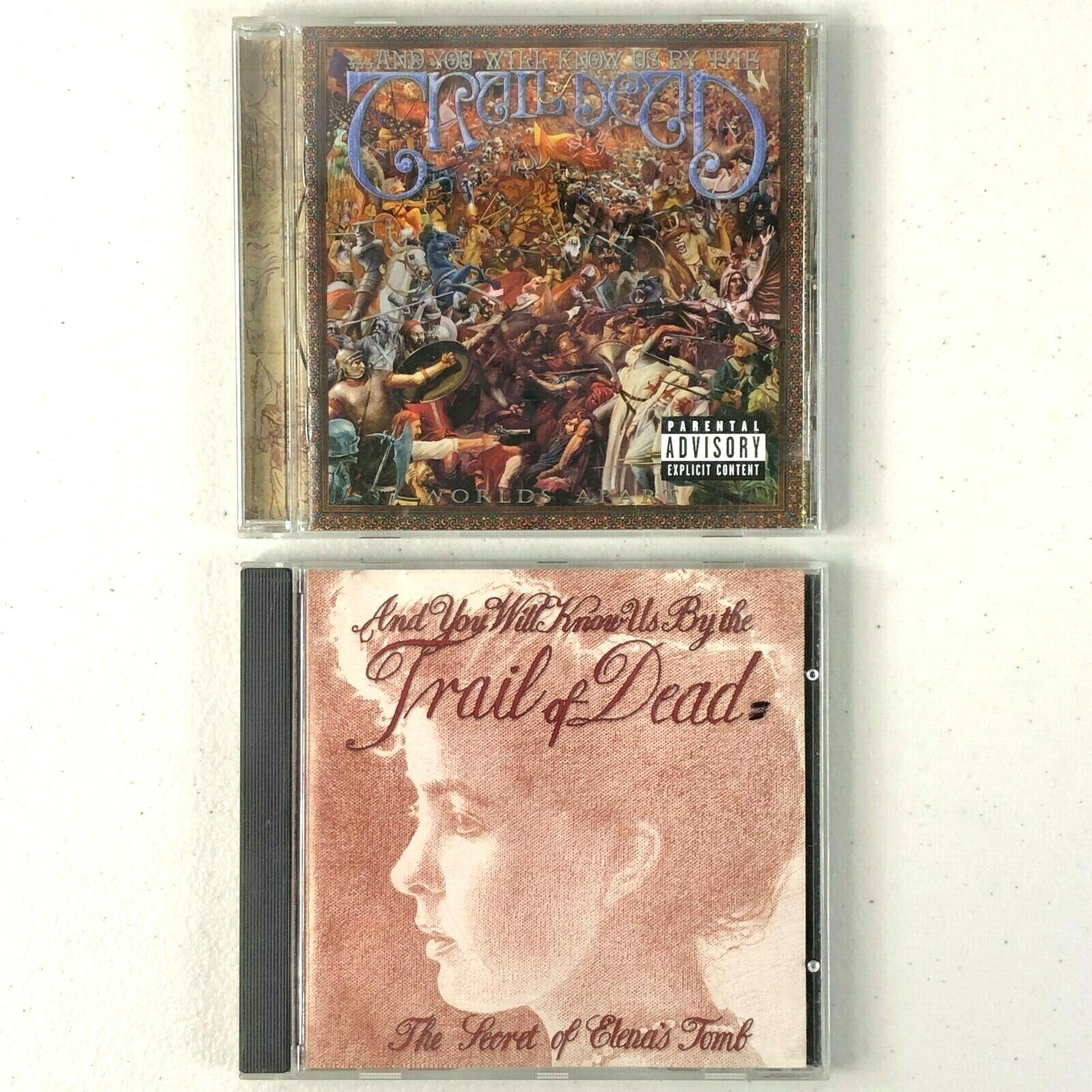 And You Will Know Us By The Trail Of Our Dead 2 CD Lot Elena ECD + Worlds Apart