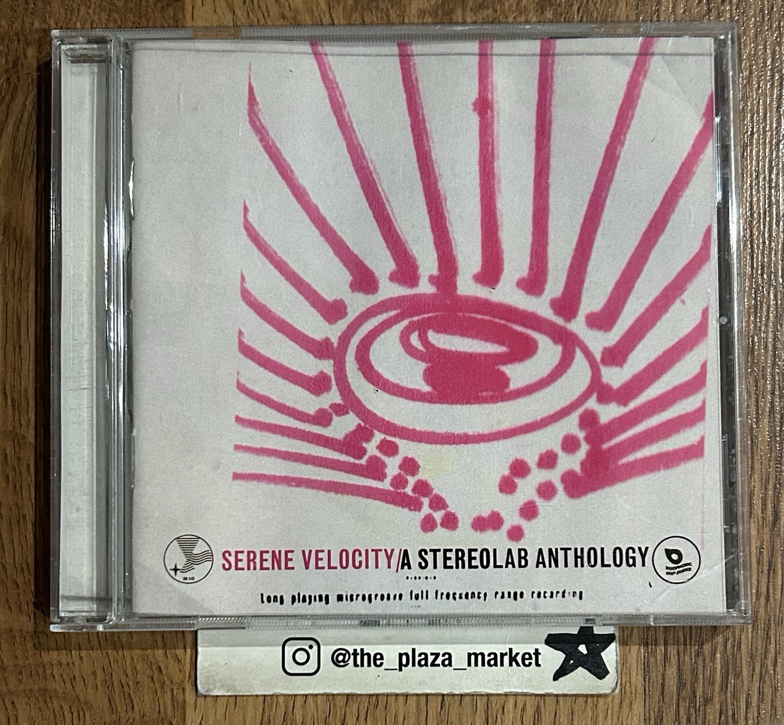 Serene Velocity A Stereolab Anthology CD Rare out of print Promo stamped edition