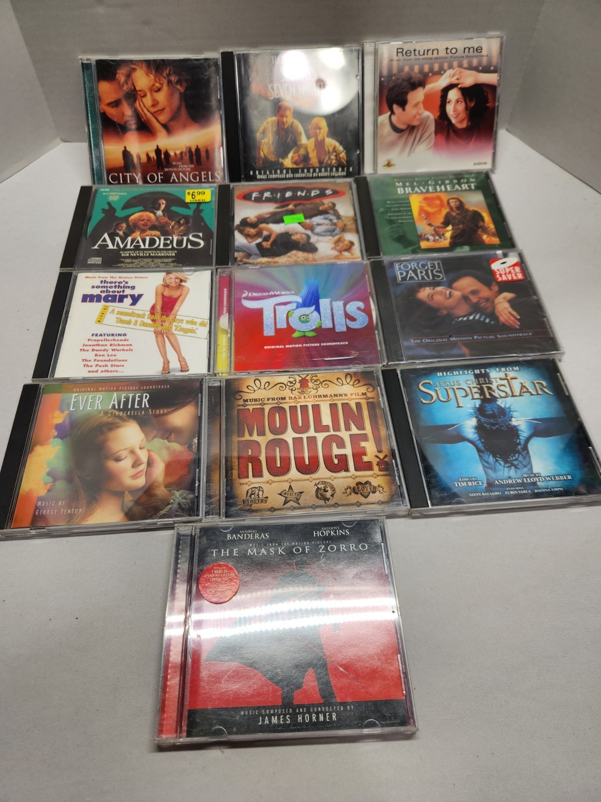 Lot Of 12 CDs -Mixed Soundtrack Lot READ