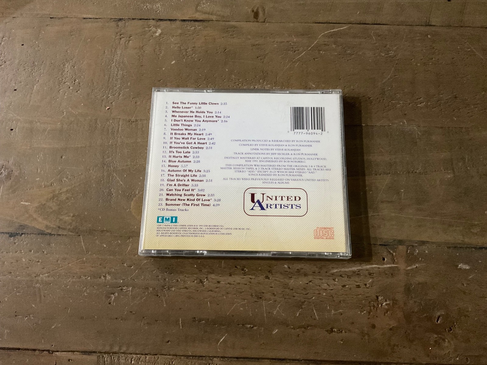 The Best of Bobby Goldsboro: Honey by Bobby Goldsboro (CD, Sep-1991, Capitol