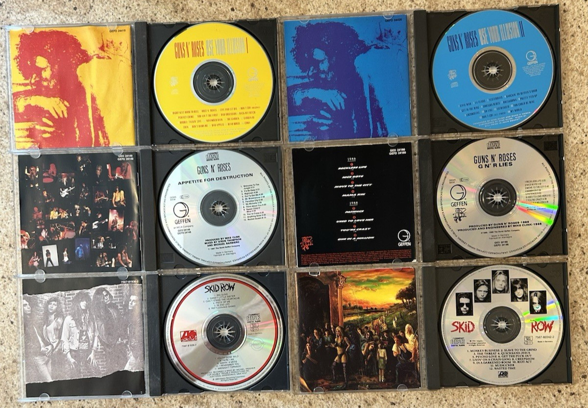 Hard Rock/Rock Music CD Lot Of 32 Different Titles (Mostly 1980’s Era)