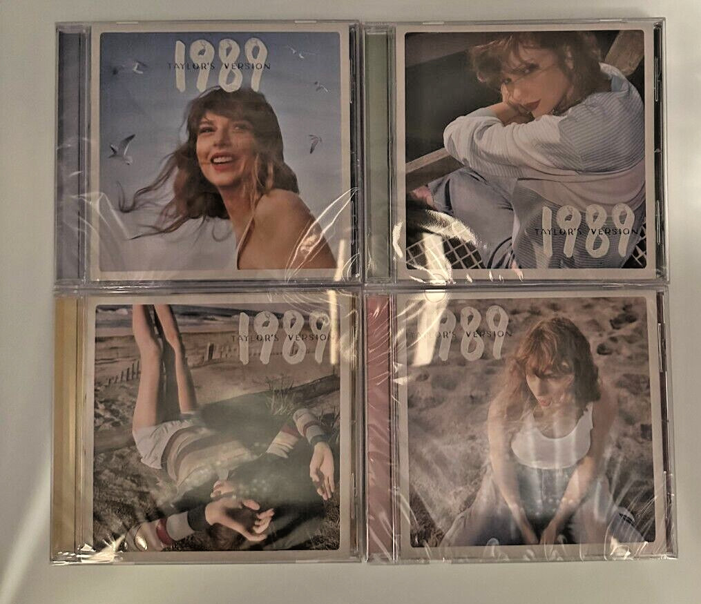 Taylor Swift 1989 Taylor's Version CD Bundle with Poloroids Lot of 4 CD's