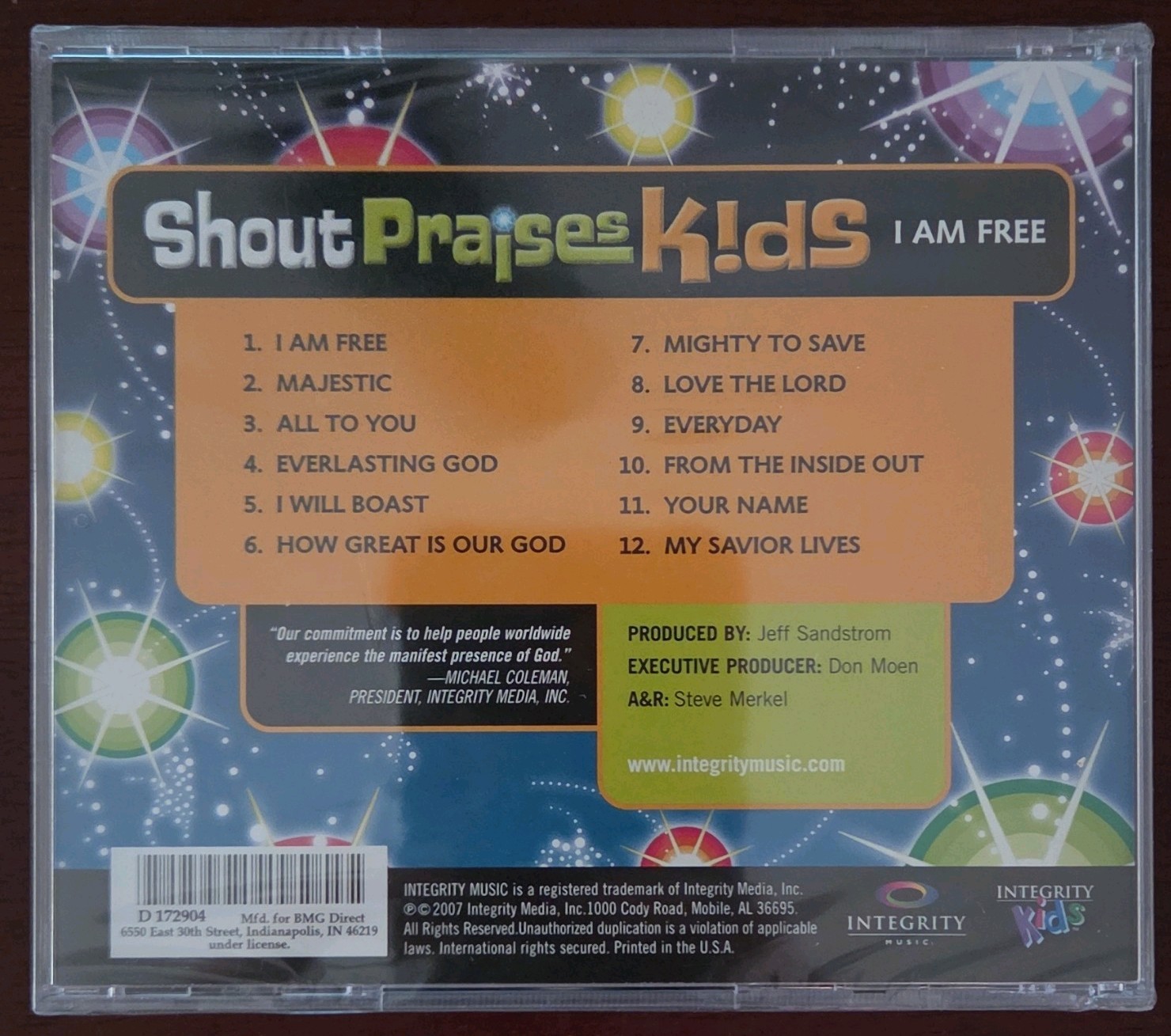 *NEW* 2006 Shout Praises Kids Awesome God CDs Christian lot of 4 Sealed