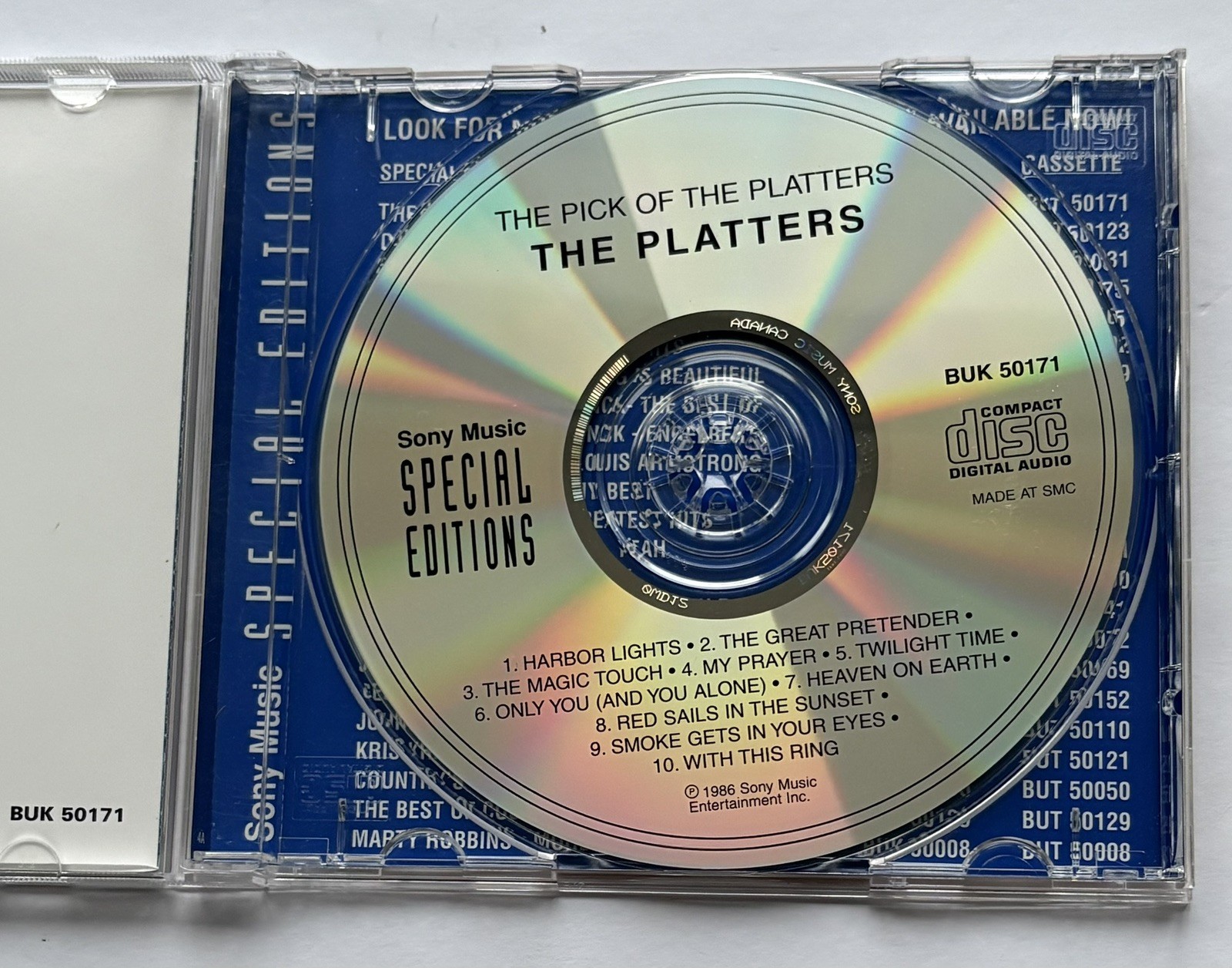 The Platters - The Pick Of... CD - 1996 Sony Music Special Editions R&B