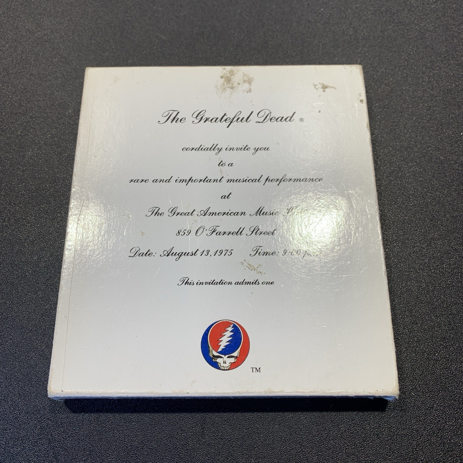 Grateful Dead: One from the Vault. 2 CDs Issued 1991, recorded live 1975
