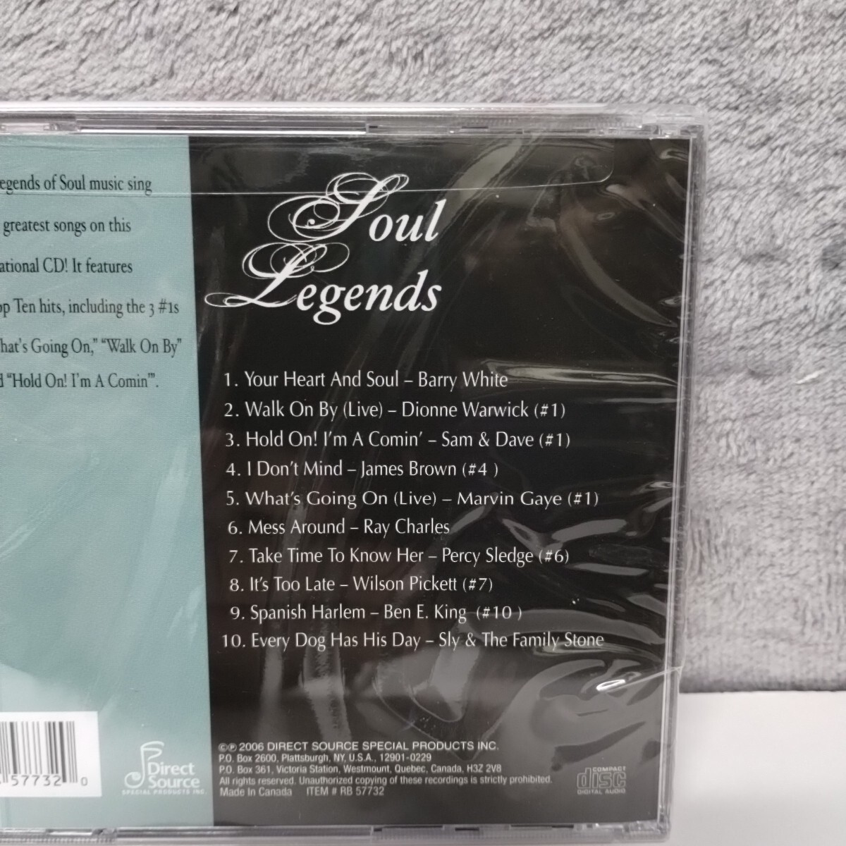 Soul Legends [Direct Source] by Various Artists (CD, 2006) New/Sealed