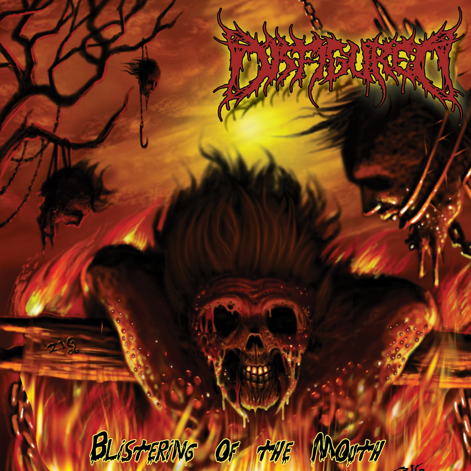 DISFIGURED "Blistering of the Mouth" death metal CD