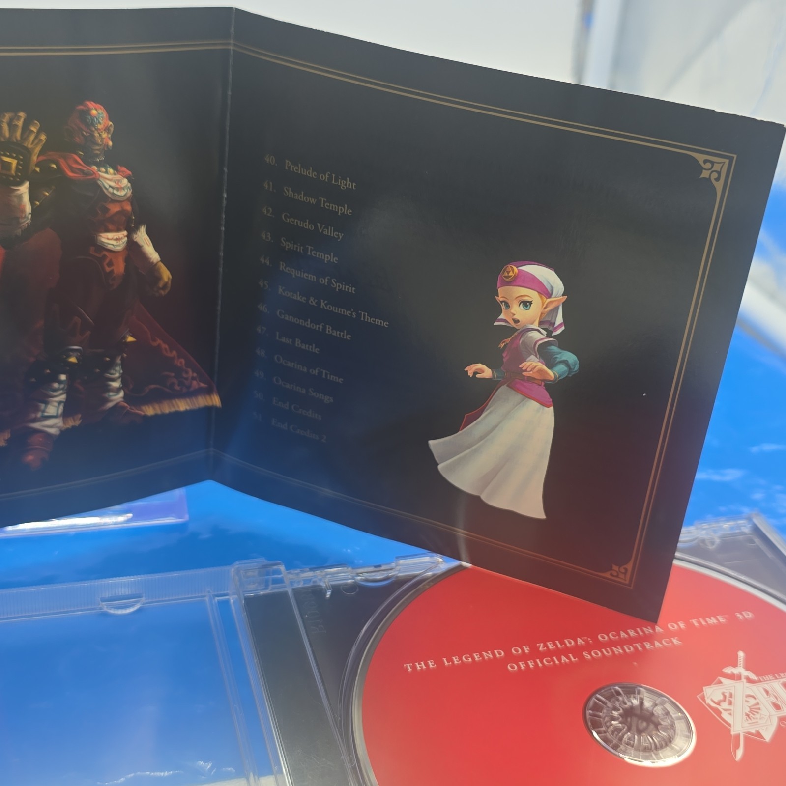 Legend of Zelda Ocarina of Time 3D Official Soundtrack CD Club Nintendo 2011