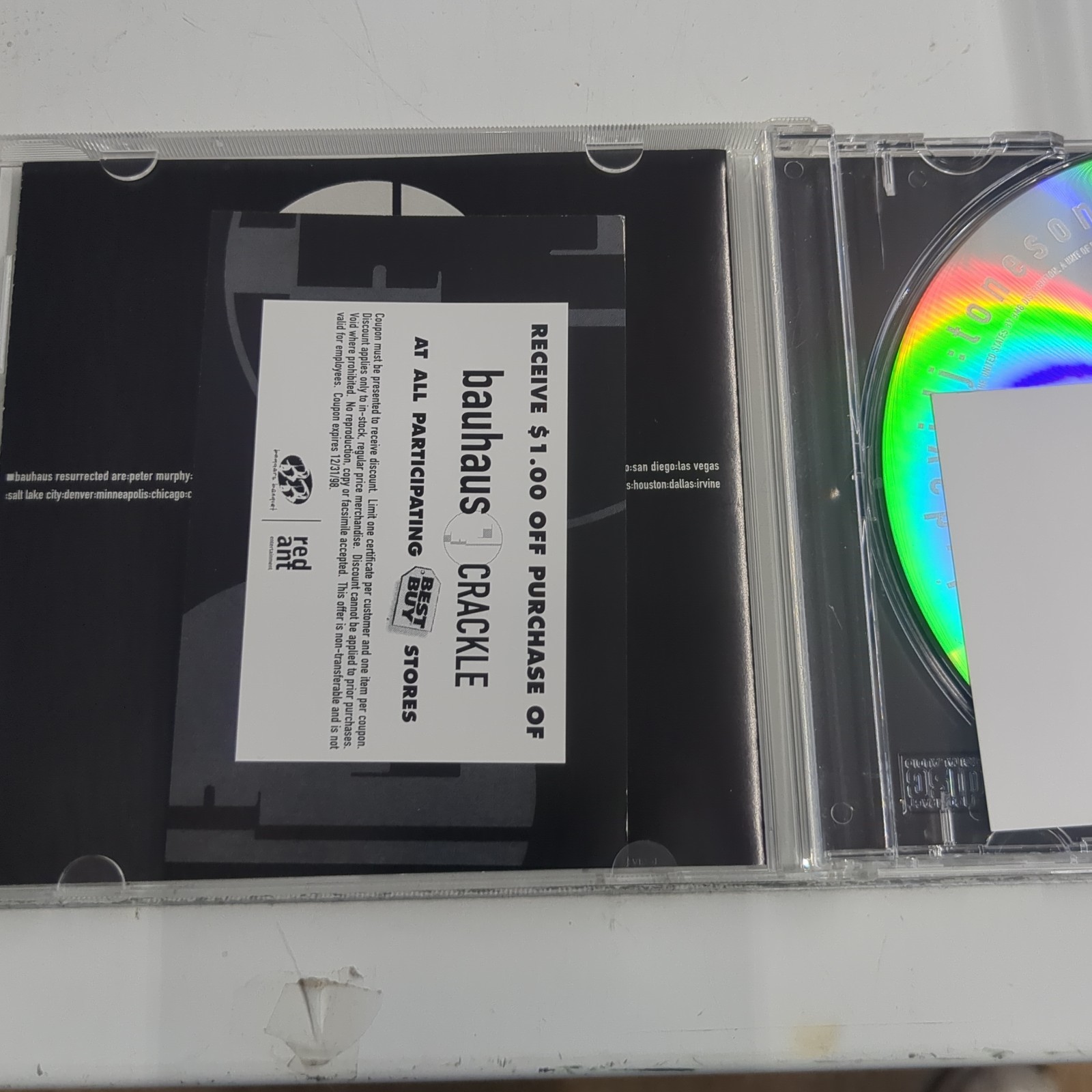 BAUHAUS, DANIEL ASH, PETER MURPHY, LOVE & ROCKETS, TONES ON TAIL MINT PROMO ONLY