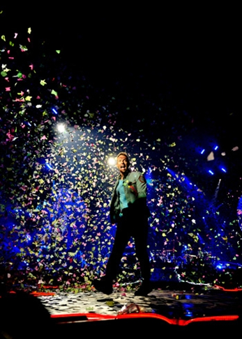 Coldplay, pulseras de colores