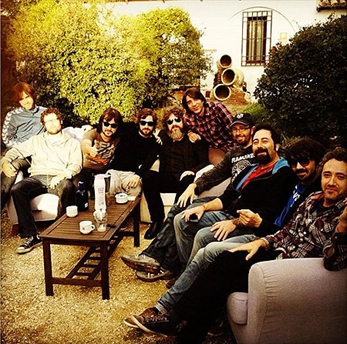 Lori Meyers en el estudio de grabación