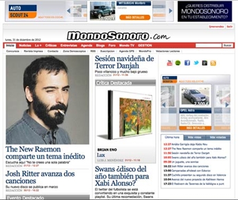 Las 10 noticias más vistas del 2012