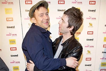 El vídeo de la histórica actuación de Damon Albarn, Noel Gallagher, Paul Weller y Graham Coxon