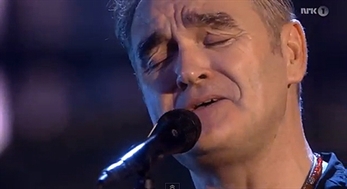 Morrissey actúa en el concierto de los premios Nóbel